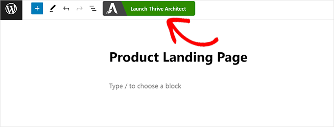 Thrive Architect でページを編集する Editing a page with Thrive Architect