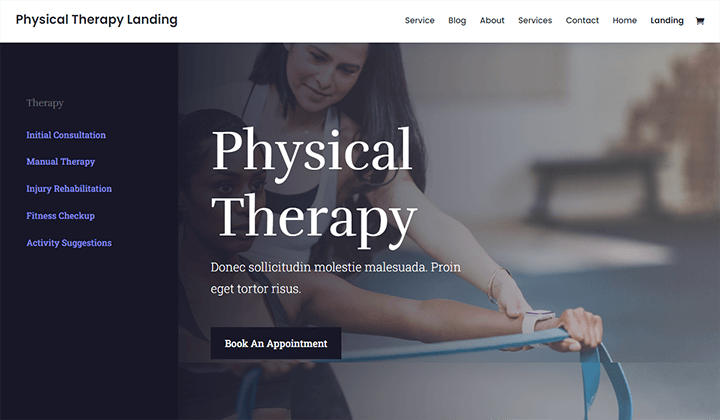 9+ migliori temi WordPress per siti web di fisioterapia 2023 3 divi physio 21