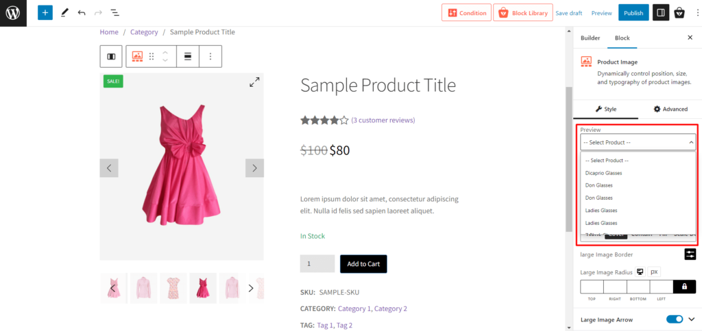 如何设置 WooCommerce 追加销售产品(提高电子商务收入)9 select your desired product