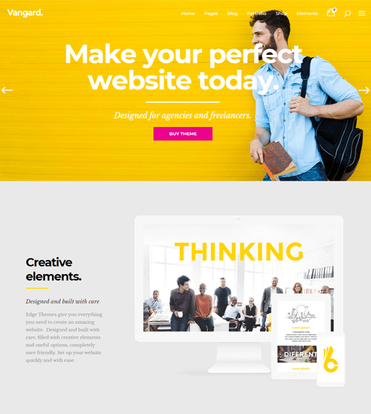 Темы Vangard для фрилансеров