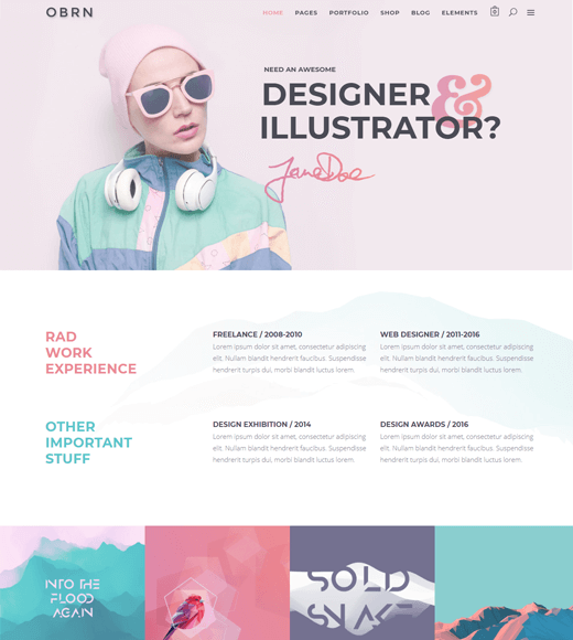 Демоверсия темы Оберон