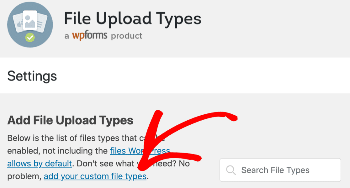 Add custom file types