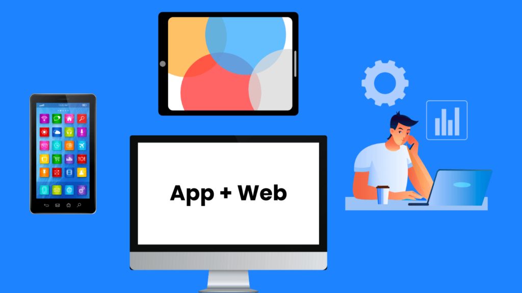 Una ilustración de la aplicación google analytics plus web