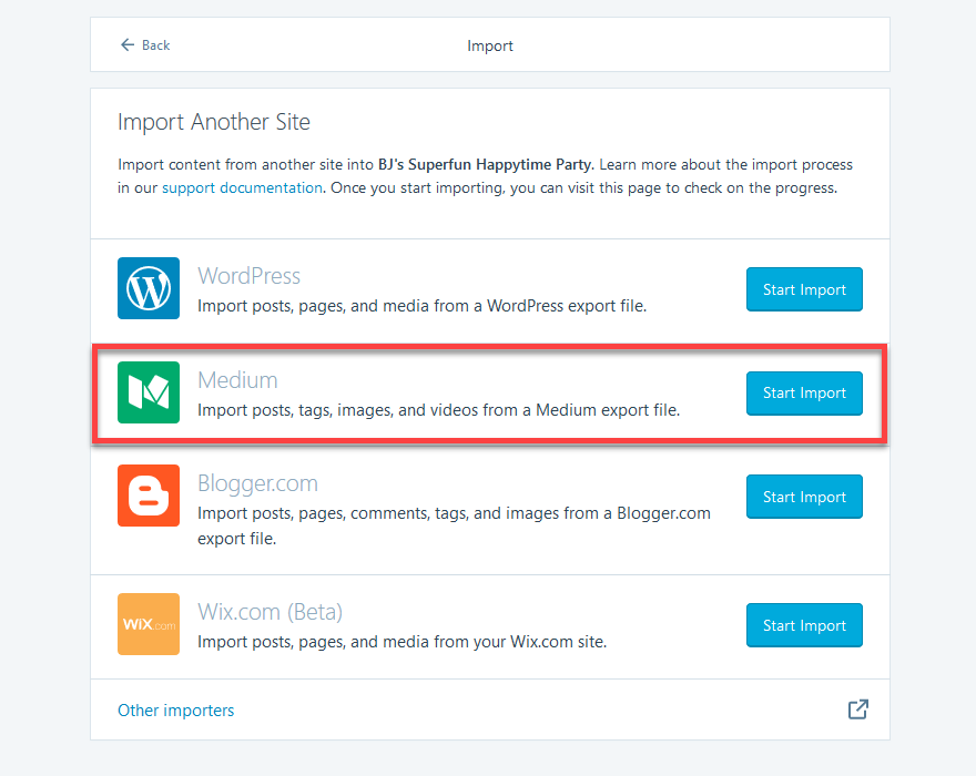 Переход с Medium на WordPress