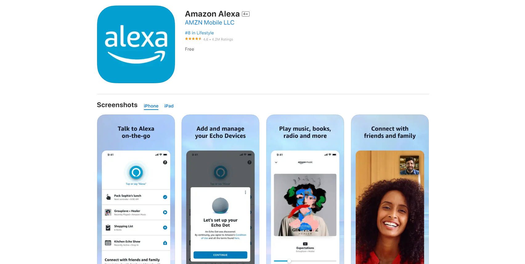 Amazon Alexa - Página de inicio julio de 2023
