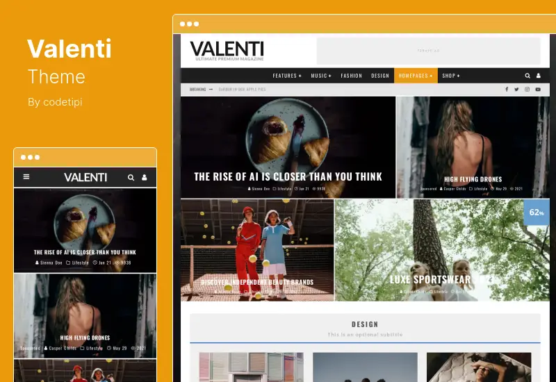 Valenti Teması - HD Review Magazine Haberleri WordPress Teması