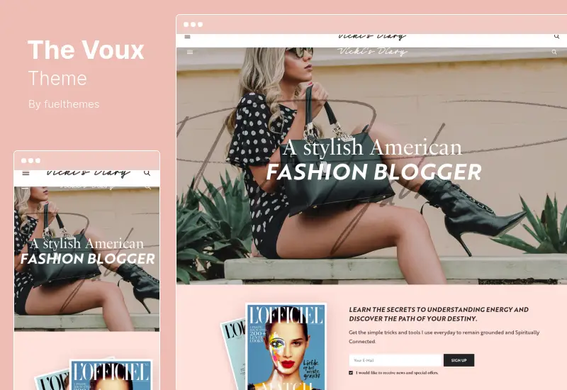 Voux テーマ - 総合的な雑誌 WordPress テーマ