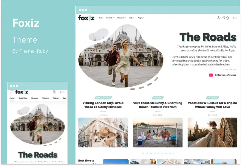 Foxiz テーマ - 新聞ニュースと雑誌の WordPress テーマ