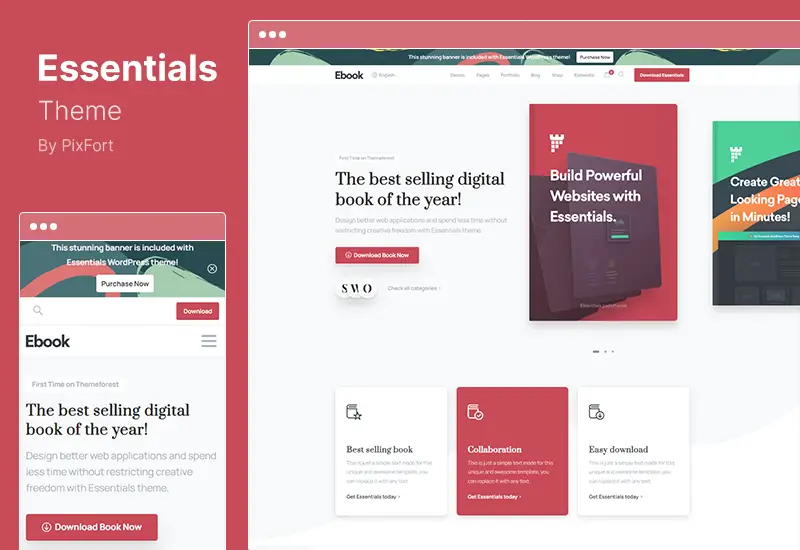 Essentials 主題 - 多用途 WordPress 主題
