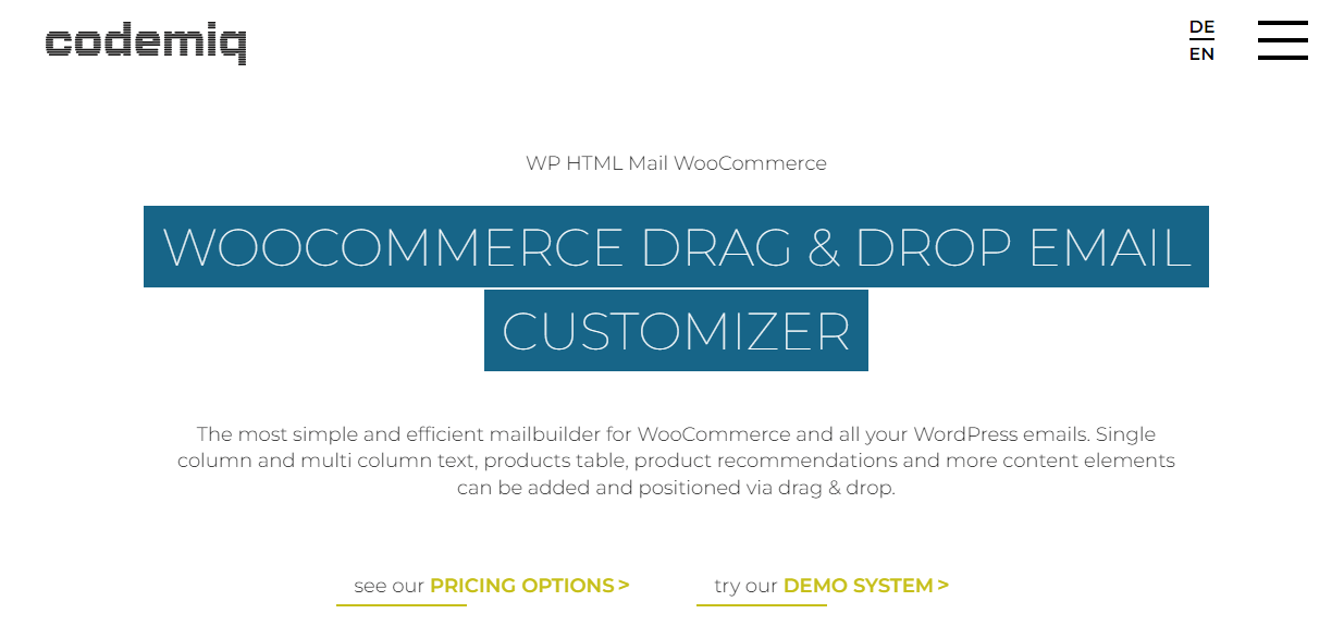 WP HTML Mail-Best WooCommerce 電子メール カスタマイザー