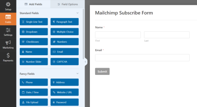 Tambahkan bidang formulir kustom Add custom form fields