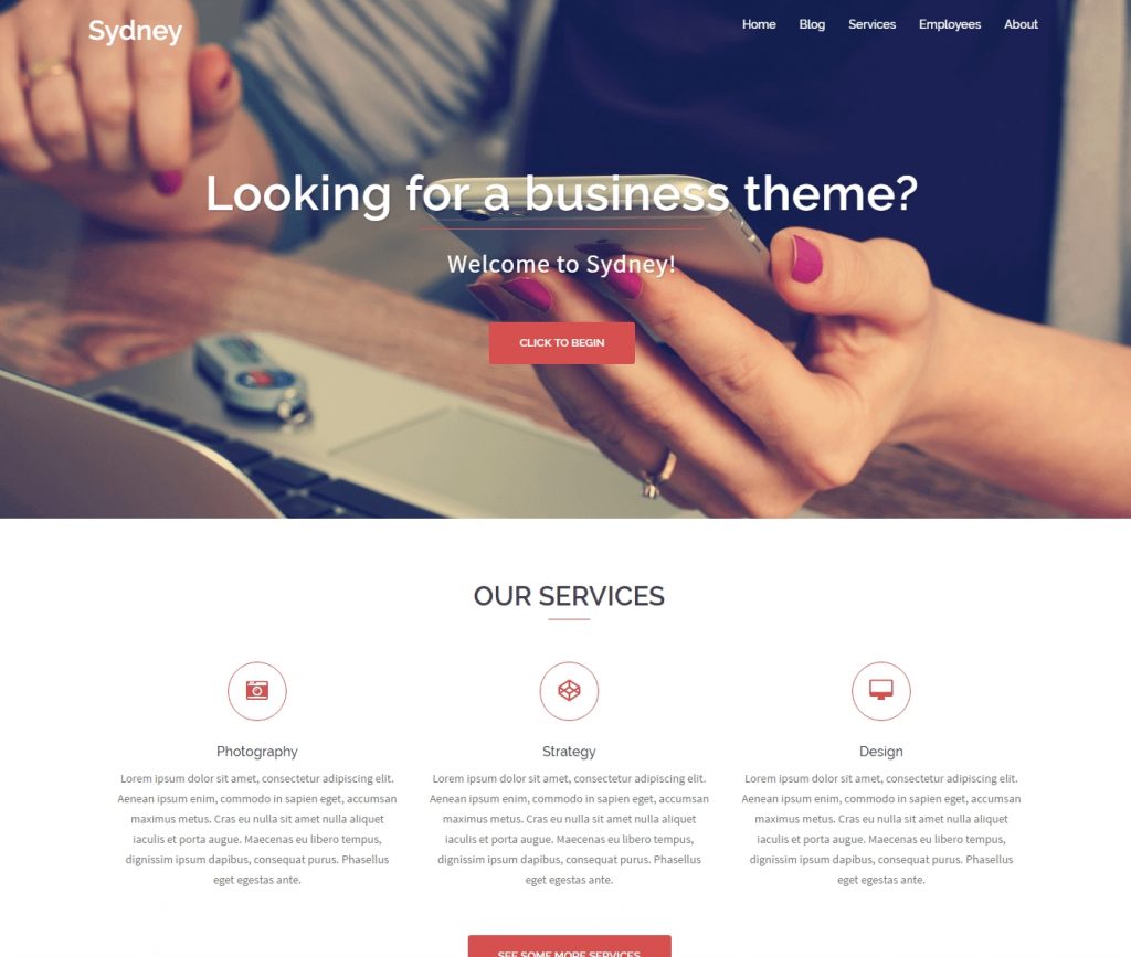 悉尼最好的免费响应式 wordpress 主题