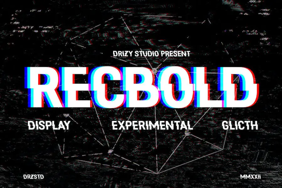 Recbold - Font Kesalahan Eksperimental -