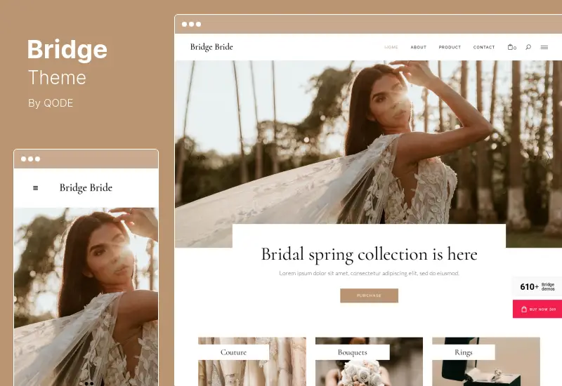 Tema Bridge - Tema WordPress multiuso creativo