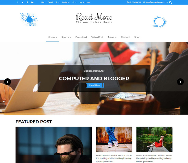 閱讀更多-免費-wordpress-個人博客主題