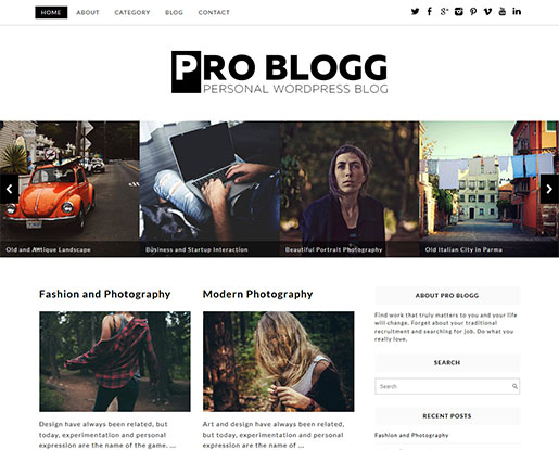 "pro-blogg-wordpress-blog-theme/