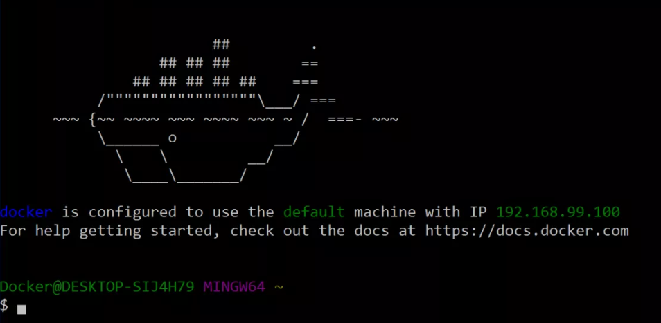 Dockerコマンドライン。