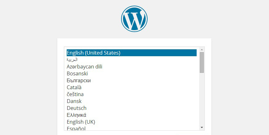 WordPressインストーラー。