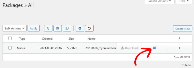 查看存儲位置 View storage location