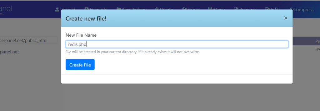 創建 redis php