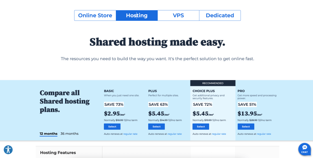 Bluehost と Squarespace: 機能、価格、パフォーマンスの比較 2 Bluehost vs Squarespace: A Comparison of Features, Pricing, and Performance 2