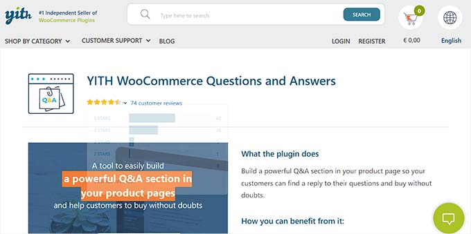 YITH WooCommerce Questions et réponses YITH WooCommerce Questions and Answers
