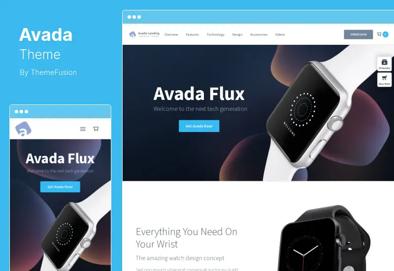 Avada 主题 - WordPress 和 WooCommerce 主题的网站构建器