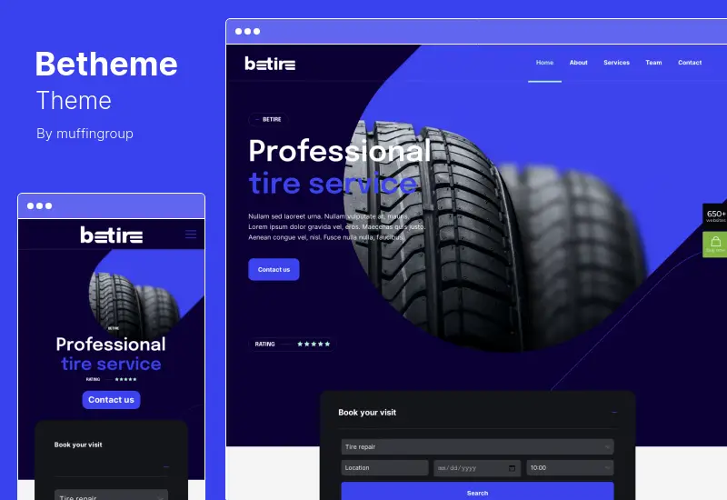 Tema Betheme - Temă multifuncțională receptivă WordPress și WooCommerce