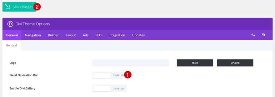 tam genişlikte menü modülü