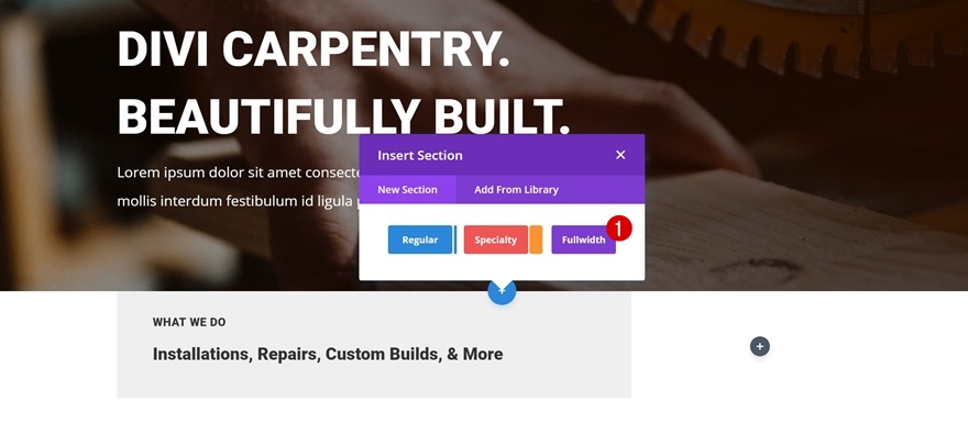 tam genişlikte menü modülü