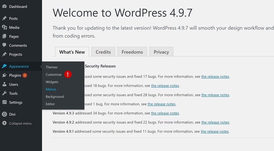 tam genişlikte menü modülü