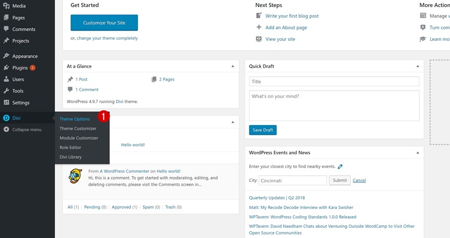 tam genişlikli menü modülü