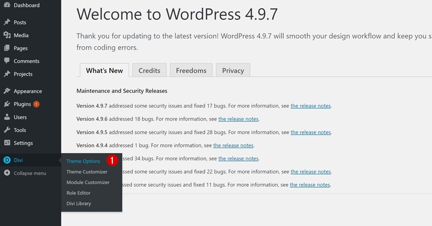 tam genişlikte menü modülü