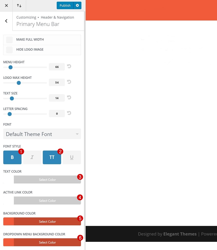 tam genişlikte menü modülü