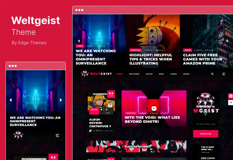ธีม Weltgeist - ธีม WordPress ของ Viral Magazine