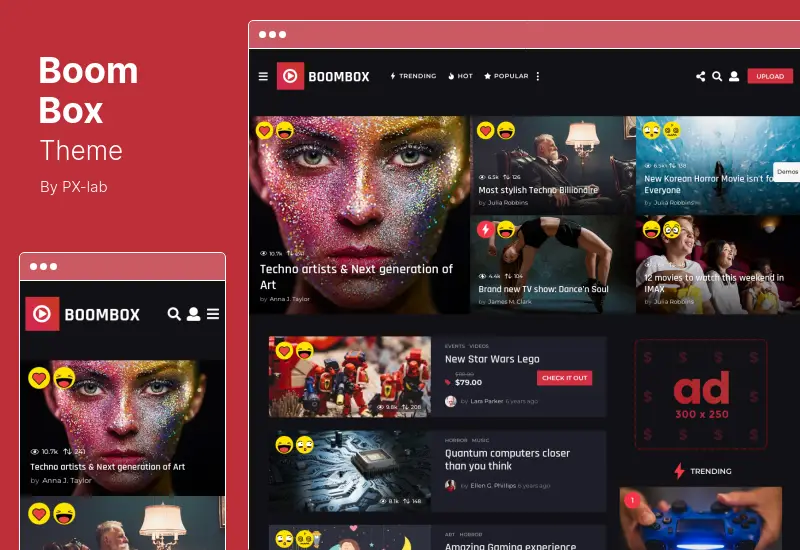 BoomBox Theme - ธีม WordPress ของ Viral Magazine