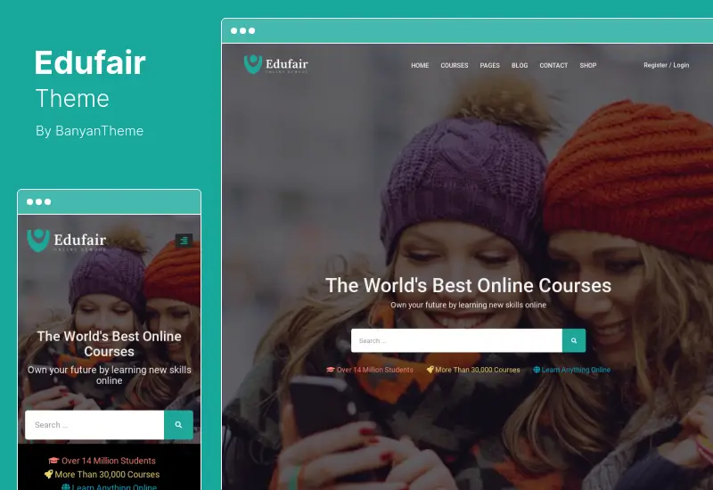 Tema Edufair - Tema WordPress multiuso per l'istruzione