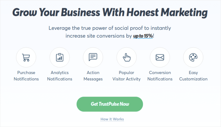 TrustPulse es una de las mejores herramientas de prueba social