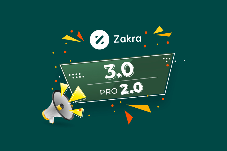 Выпуск Zakra 3.0 и Pro 2.0
