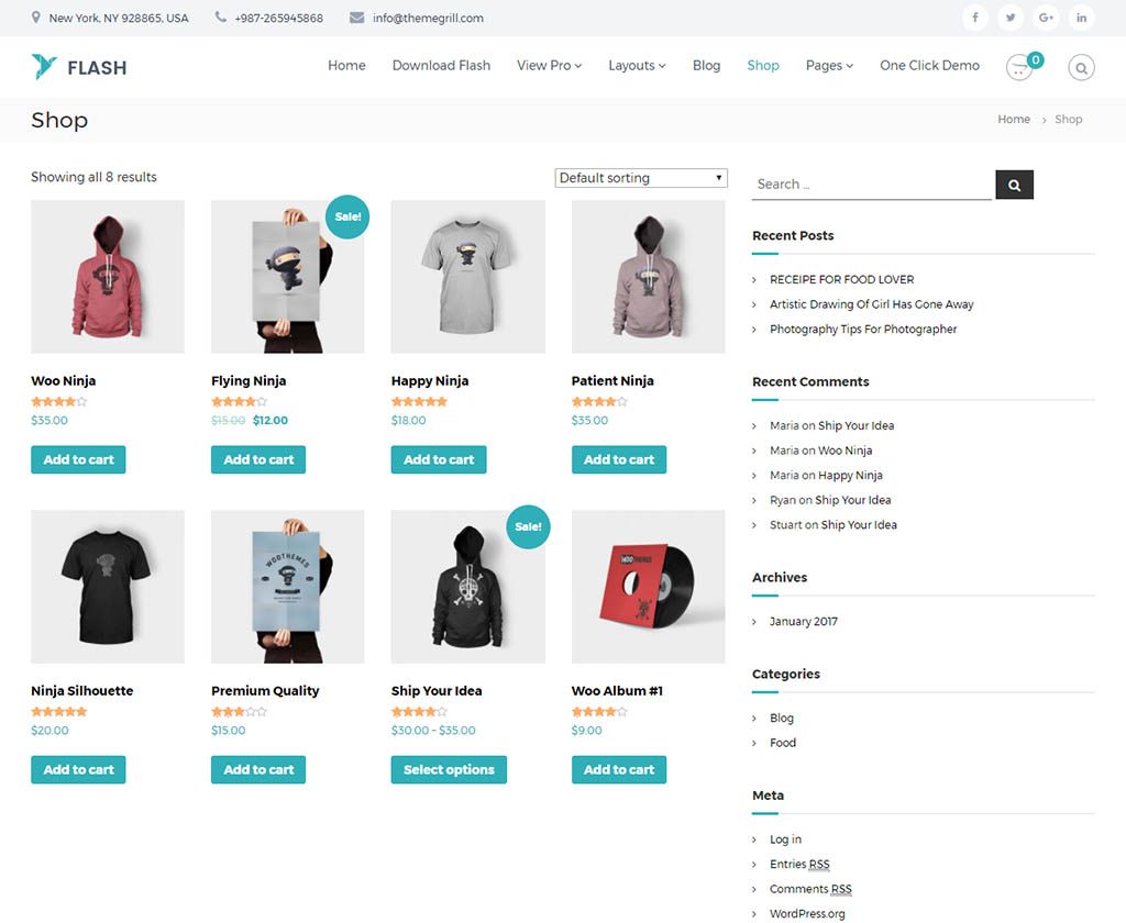 thème-woocommerce-sans flash