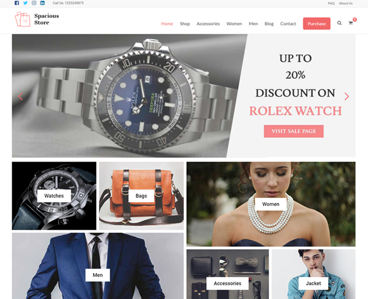 thèmes woocommerce gratuits pour magasin sapacious
