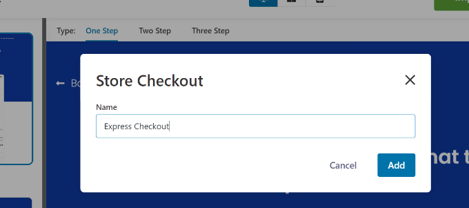 Ingrese un nombre para su página de pago Enter a name for your checkout page