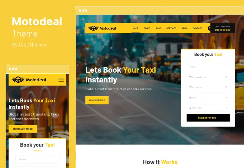 Motodeal Theme - ตัวแทนจำหน่ายรถยนต์ & ธีม WordPress จำแนก