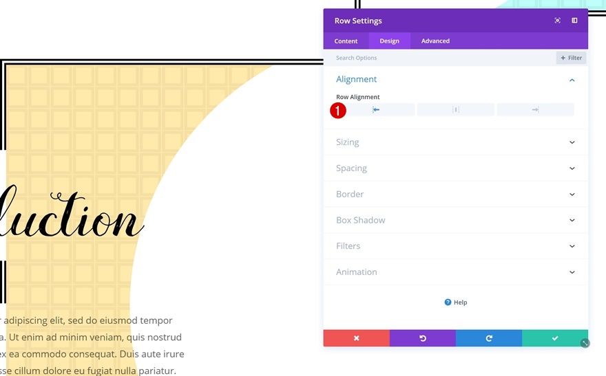 границы строк