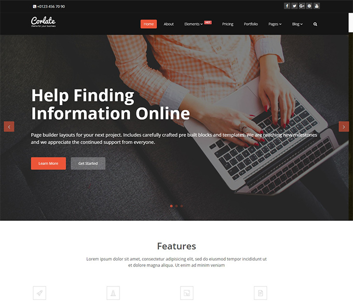 freies-wordpress-theme-korlate