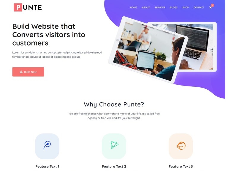 Punte Mehrzweck-WordPress-Theme