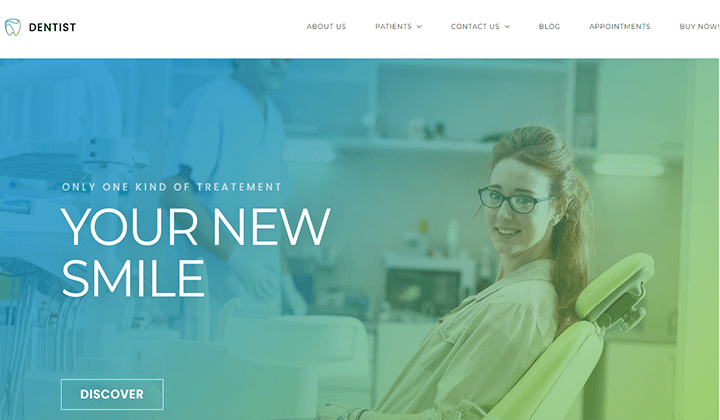 2023 年歯科医のウェブサイトに最適な WordPress テーマ 13 12 dentist wp 51