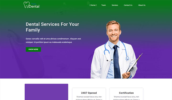 2023 年歯科医のウェブサイトに最適な WordPress テーマ 13 1 Zita is one of the best WordPress themes for dentist websites.