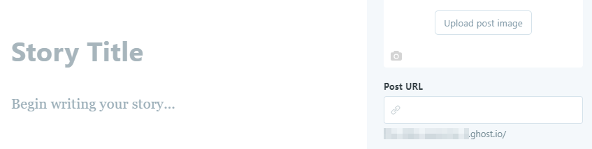 Modifica dell'URL del tuo post.