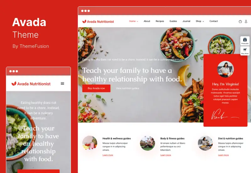 Avada Theme - Website Builder لموضوع WordPress & WooCommerce